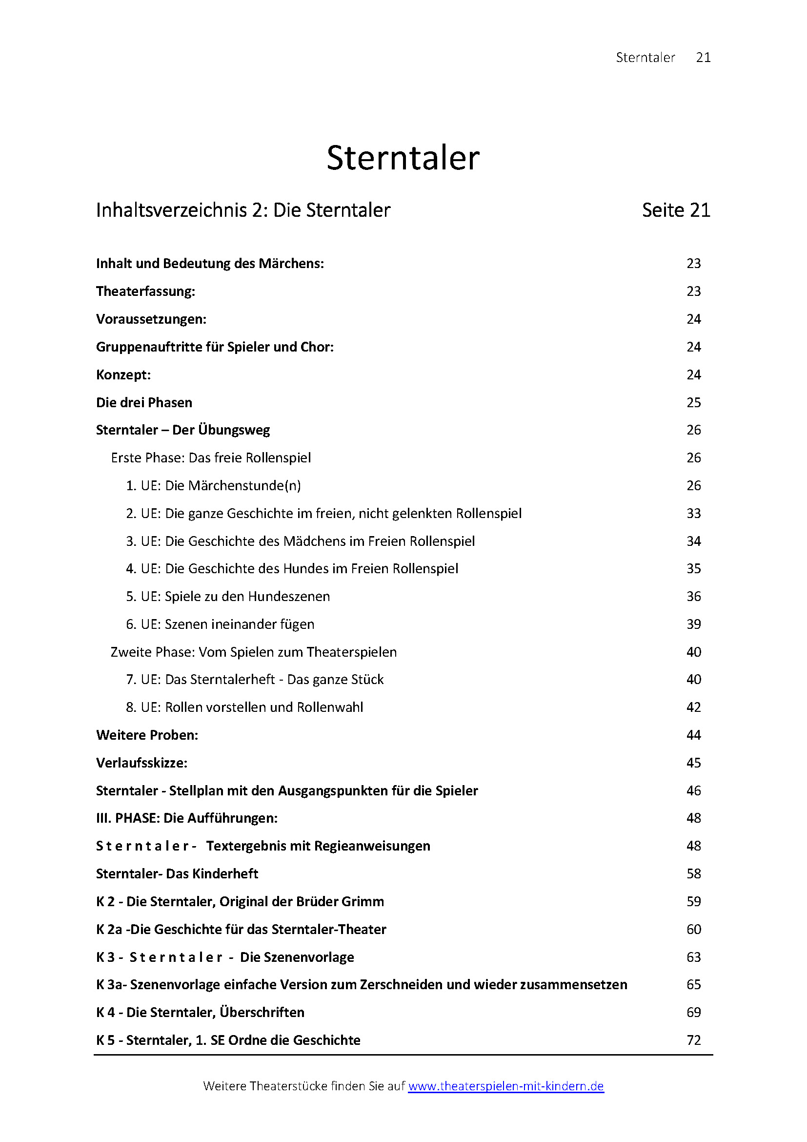 Sterntaler – eine Lichterreise zur Stärkung des Gemeinschaftsgefühls